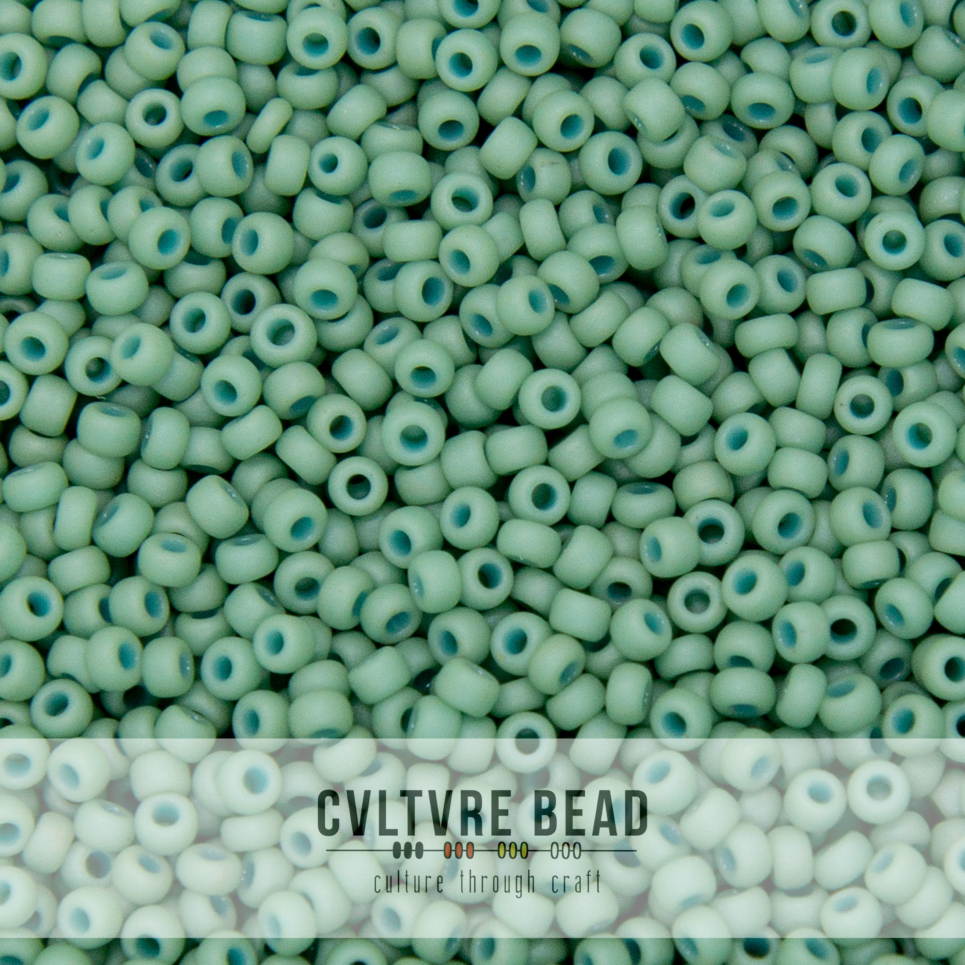 11/0 Fancy Frosted Pale Seafoam Grn - 23g - Miyuki Seed Bead